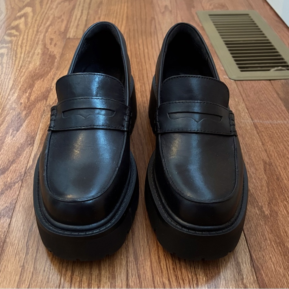 Cadaycia :Black Aldo Chunky Loafers - Never Worn, size 7.5